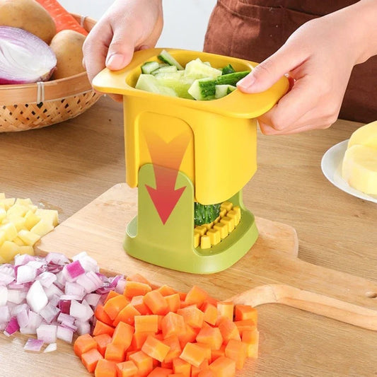 Kitchen tools multifunctional vegetable cutter french fries cutter home hand-pressed onion cutter cucumber potato slicer